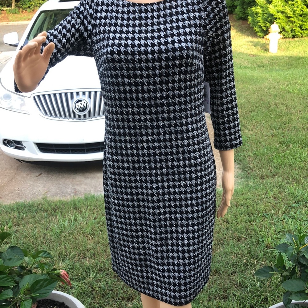 Houndstooth dress